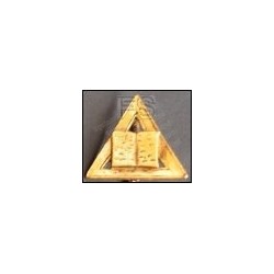 Marque-page maçonnique – Triangle et livre – Vente grossiste