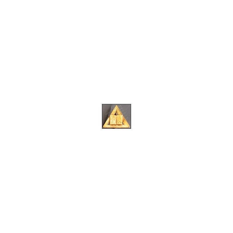 Marque-page maçonnique – Triangle et livre – Vente grossiste