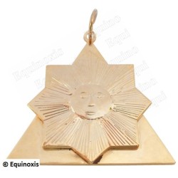 Bijou maçonnique de grade – REAA – 28ème degré – Chevalier du Soleil