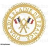 Badge / Macaron GLNF – Grande tenue provinciale – Passé Grand Porte-Etendard – Picardie – Plaine de France – Brodé main