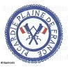 Badge / Macaron GLNF – Petite tenue provinciale – Passé Grand Porte-Etendard – Picardie – Plaine de France – Brodé main