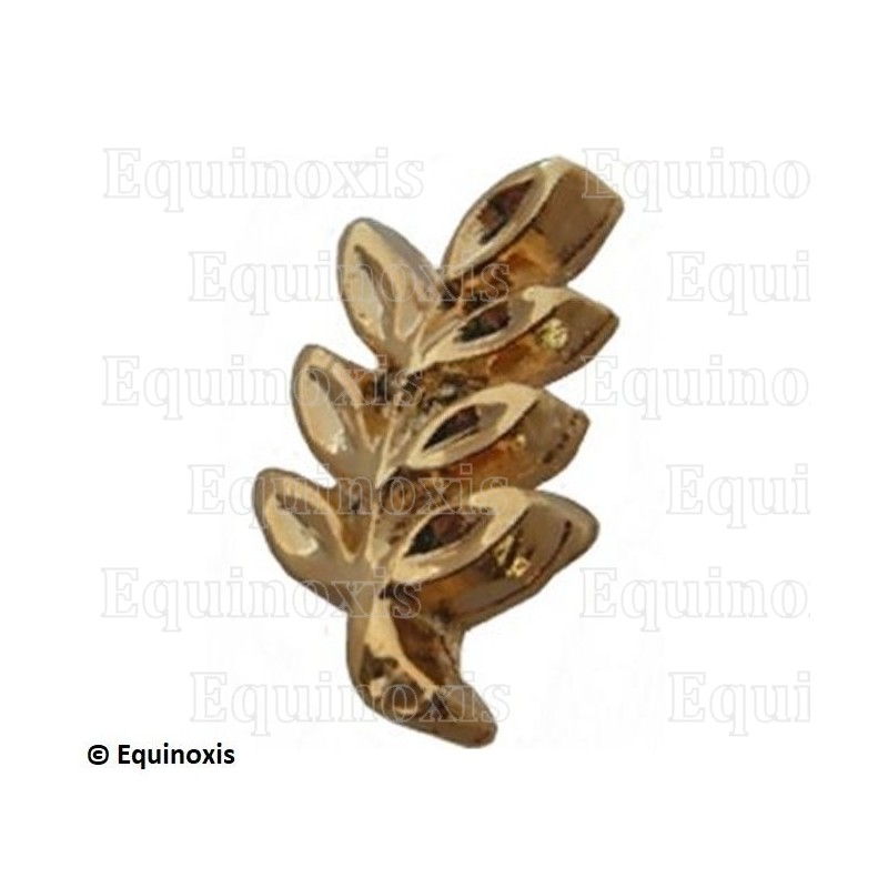 Pin's maçonnique – Branche d'acacia – MM