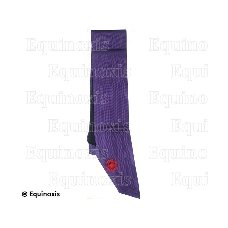 Cordon maçonnique moiré – REAA – 13ème degré – Violet