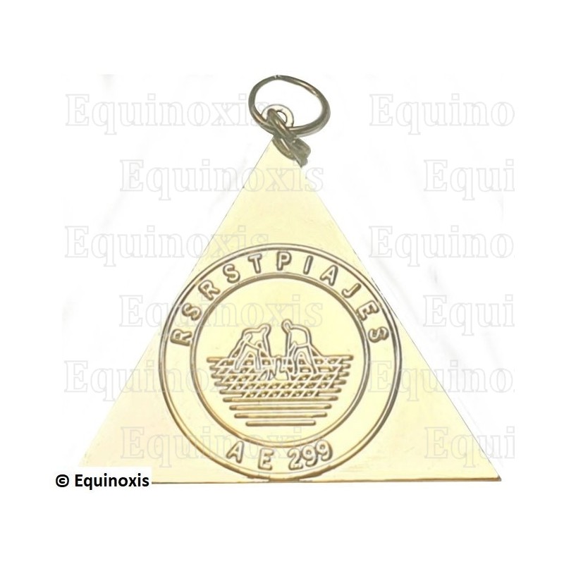Bijou maçonnique de grade – REAA – 13ème degré – Recto