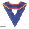 Sautoir maçonnique moiré – La Marque – Officier national actif – Dos
