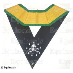 Sautoir maçonnique moiré – GODF – Conseiller Fédéral – Brodé machine – Dos