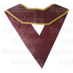 Sautoir maçonnique moiré – GLNF – Grande tenue provinciale – Grand Intendant – Dos
