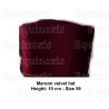 Toque maçonnique en velours – Arche Royale d'Ecosse (ARE) – 1er Principal – Taille 59
