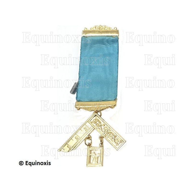 Bijou de poitrine – Rite Emulation – Passé Maître (PM) – Ruban couleur anglaise
