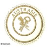 Badge / Macaron GLNF – Grande tenue provinciale – Grand Archiviste Provincial – Austrasie – Brodé machine