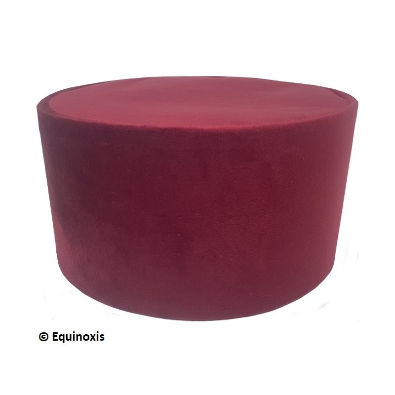 Toque maçonnique en velours – Arche Royale d'Ecosse (ARE) – 1er Principal – Taille 54