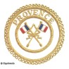 Badge / Macaron GLNF – Grande tenue provinciale – Passé Grand Porte-Etendard – Provence – Brodé main