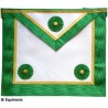 Tablier maçonnique en faux cuir – Rite de Cerneau – Maître – 33 cm x 39 cm