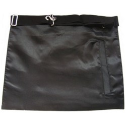 Tablier maçonnique en simili-cuir – REAA – 30ème degré – Chevalier Kadosch – CKS