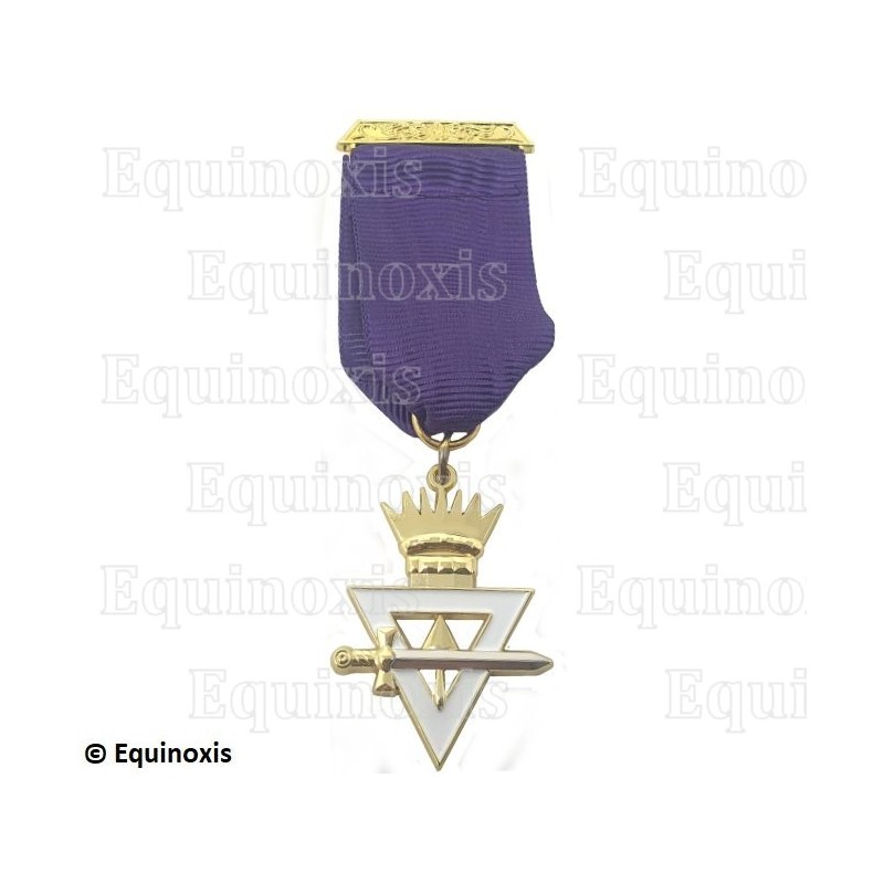 Médaille maçonnique – Ordre des Maîtres Royaux Choisis (OMRC) / Cryptique – Compagnon