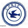 Badge / Macaron GLNF – Petite tenue provinciale – Grand Expert – Corse – Brodé main