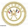 Badge / Macaron GLNF – Grande tenue provinciale – Passé Grand Porte-Etendard – Auvergne – Brodé main