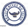 Badge / Macaron GLNF – Petite tenue provinciale – Grand Précepteur – Beauce - Rives de Seine – Brodé main
