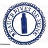 Badge / Macaron GLNF – Petite tenue provinciale – Deuxième Grand Surveillant – Beauce - Rives de Seine – Brodé main