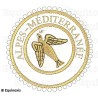 Badge / Macaron GLNF – Grande tenue provinciale – Grand Expert – Alpes-Méditerranée – Brodé machine