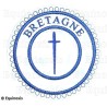 Badge / Macaron GLNF – Petite tenue provinciale – Grand Tuileur – Bretagne – Brodé machine