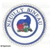 Badge / Macaron GLNF – Petite tenue provinciale – Grand Intendant – Neuilly Bineau – Brodé machine – Bleu