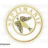 Badge / Macaron GLNF – Grande tenue provinciale – Grand Expert – Septimanie – Brodé machine