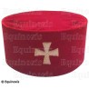 Toque maçonnique – Knights Templar (KT) – Toque du Temple – Taille 70