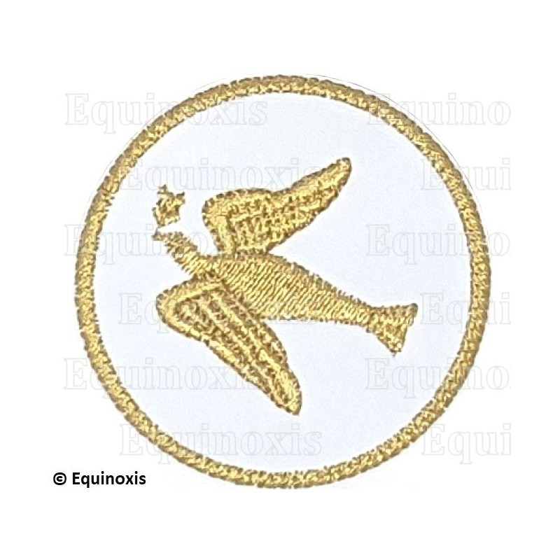 Badge / Macaron GLNF – Grande tenue nationale – Grand Expert – Brodé machine