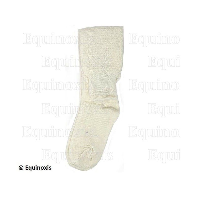 Chaussettes pour kilt – Ecru – Taille 41