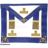 Tablier maçonnique en cuir – GLB – Petite tenue provinciale – Brodé machine