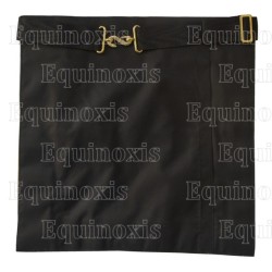 Tablier maçonnique en cuir – Grand Ordre Egyptien (GOE) du GODF – 12ème degré – Brodé machine