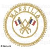 Badge / Macaron GLNF – Grande tenue provinciale – Passé Grand Porte-Etendard – Massilia – Brodé main