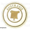 Badge / Macaron GLNF – Grande tenue provinciale – Grand Orateur – Austrasie – Brodé machine