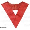 Sautoir maçonnique moiré – Rouge