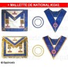 Ensemble GLNF complet avec mallette nationale – Petite Tenue + Grande Tenue Provinciale – Brodées machine