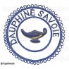 Badge / Macaron GLNF – Petite tenue provinciale – Grand Précepteur – Dauphiné Savoie – Brodé main