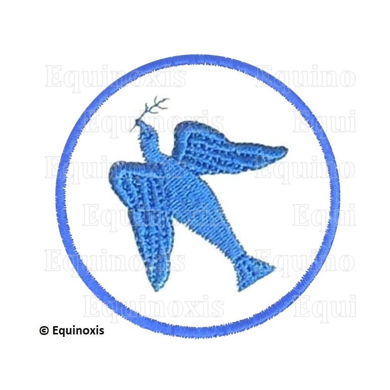 Badge / Macaron GLNF – Petite tenue nationale – Grand Expert – Brodé machine