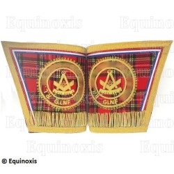 Gantelets Rite Standard d'Ecosse (RSE) – Vénérable Maître – Brodés machine