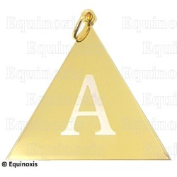 Bijou maçonnique de grade – REAA – 19ème degré – Grand Pontife / Sublime Ecossais – Recto