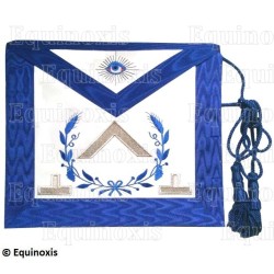 Tablier maçonnique en cuir – Rite York – Vénérable Maître – 1