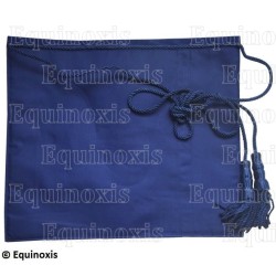 Tablier maçonnique en simili cuir – Rite York – Maître – Equerre et Compas + G