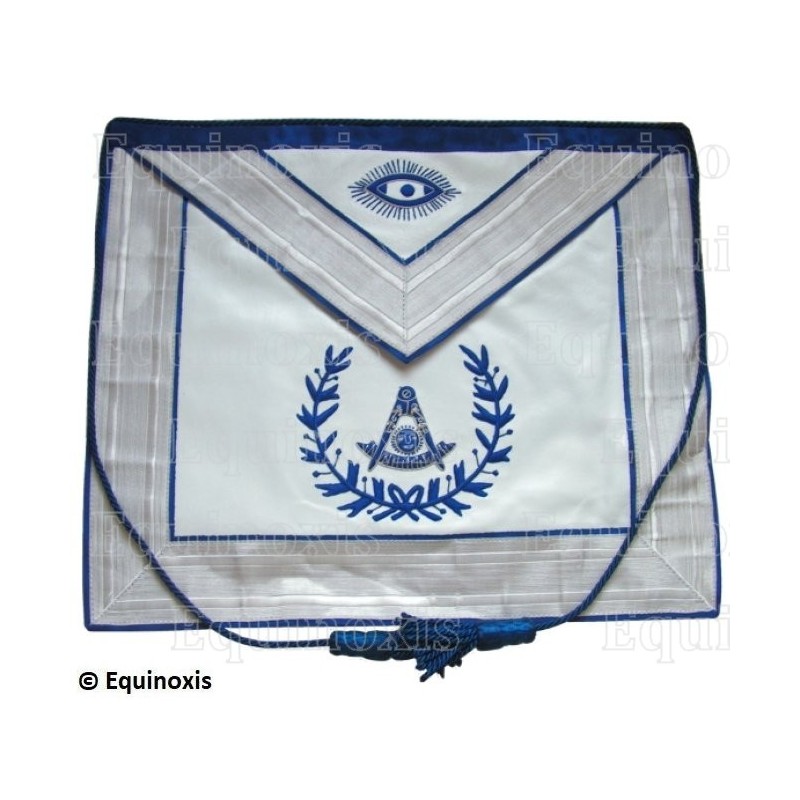 Tablier maçonnique en cuir – Rite York – Passé Vénérable Maître – 2