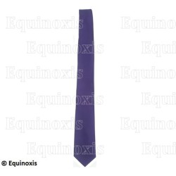 Cravate maçonnique en microfibres – Violette