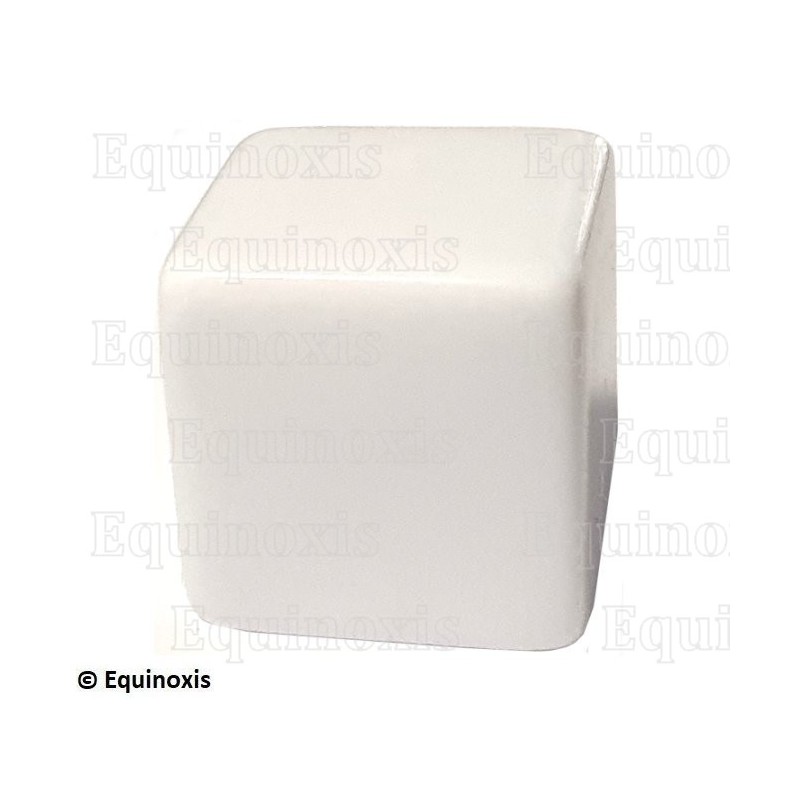 Cube blanc en acrylique – 2,5 cm x 2,5 cm x 2,5 cm
