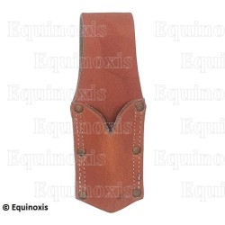 Porte-épée cuir – Porte-épée cuir beige pour épée fine