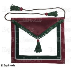Tablier maçonnique en cuir – Rite Moderne d'Ecosse – Rose-Croix