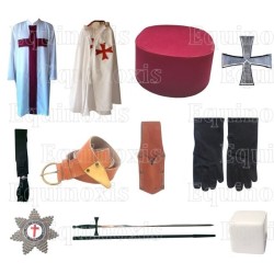 Ensemble maçonnique – Knights Templar (KT) – Chevalier Templier – 1