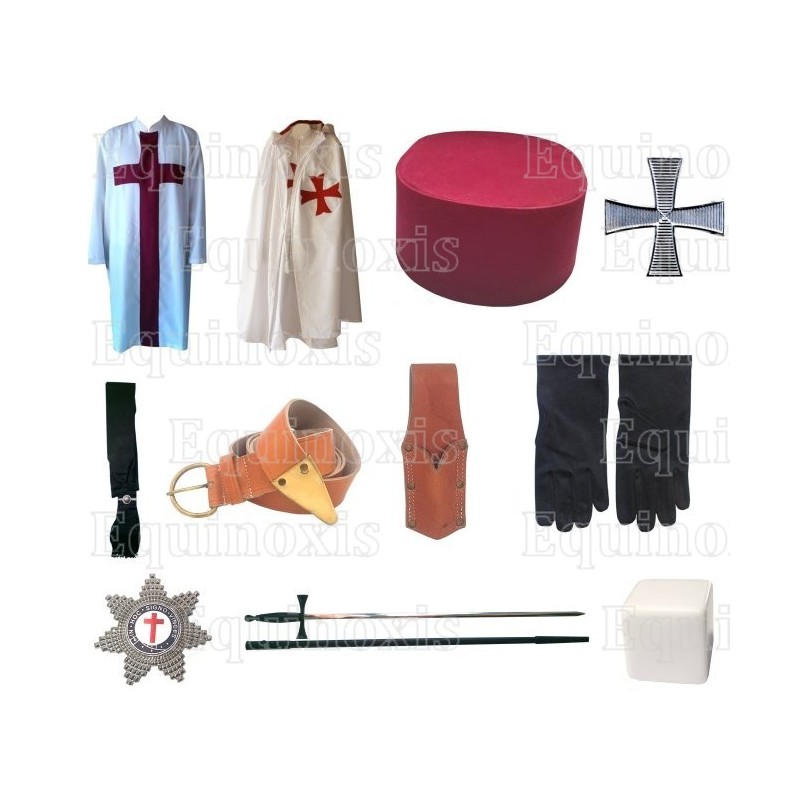 Ensemble maçonnique – Knights Templar (KT) – Chevalier Templier – 1