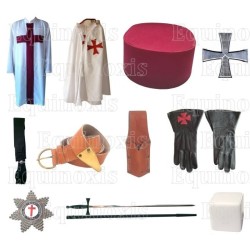 Ensemble maçonnique – Knights Templar (KT) – Chevalier Templier – 2